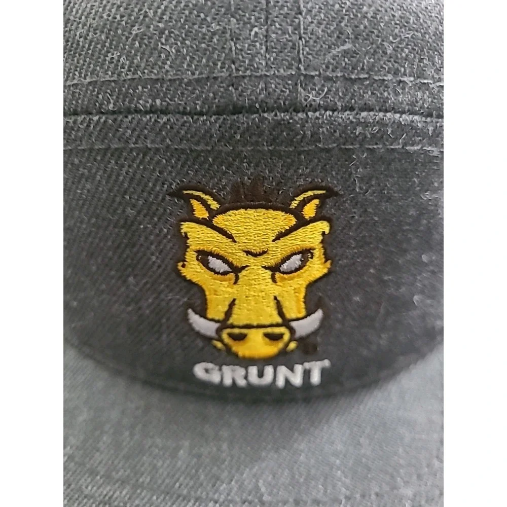 Grunt‎ Warthog Cap Hat Strapback Adjustable Dark Gray Cap America